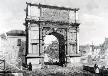 Arc de Titus, partie d
